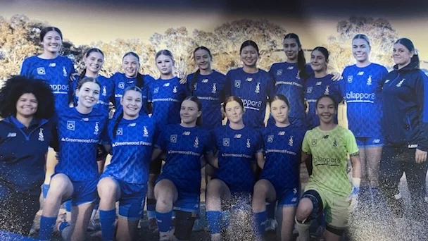 Sydney Olympic FC U18 Girls 2026 squad team photo